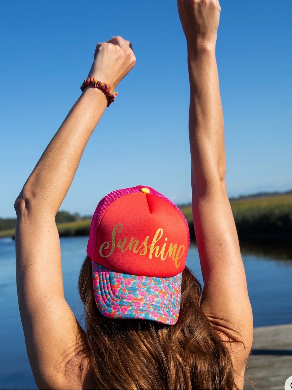 New Natural Life Adjustable Trucker Hat “Sunshine”